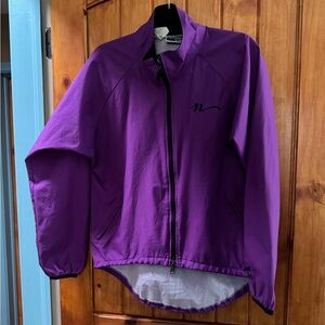 Women's Purple windbreaker cycling jacket